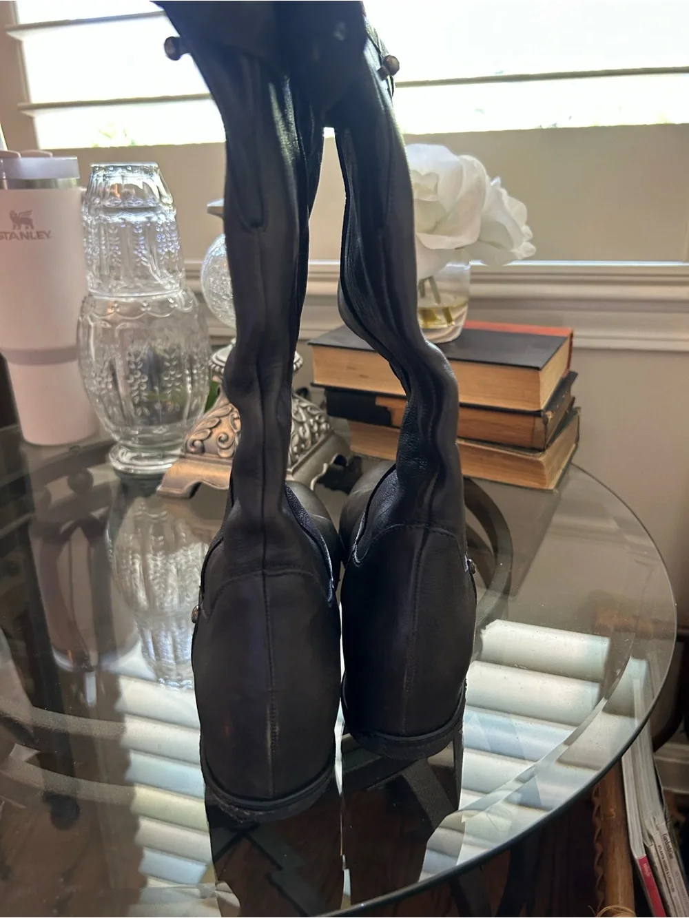 Stuart Weitzman Women’s mid calf leather boot